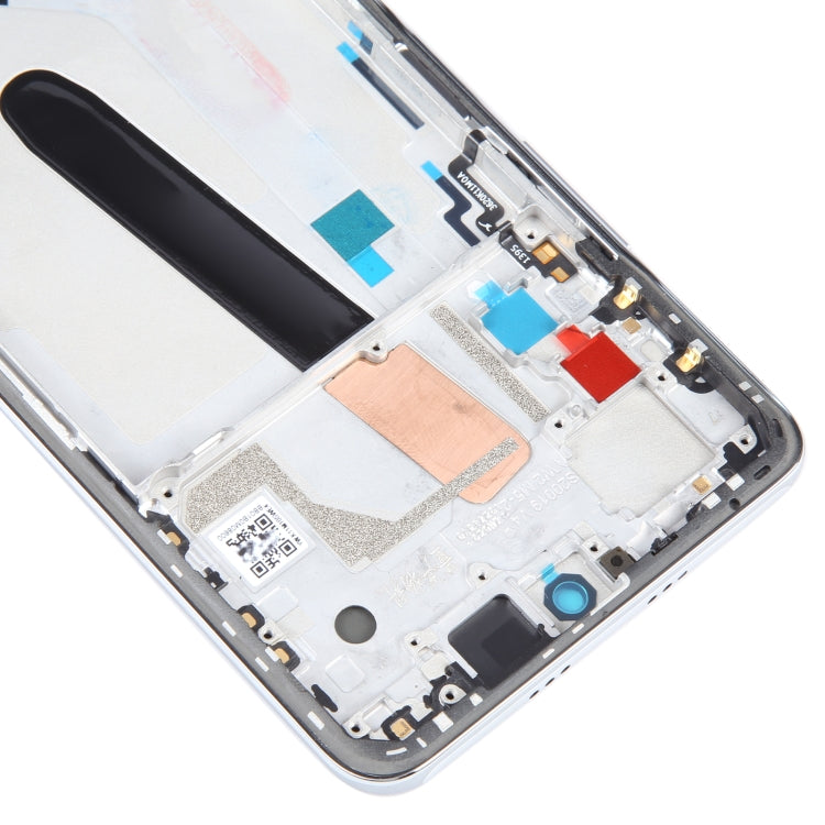OLED LCD Screen For Xiaomi 11X Pro Digitizer Full Assembly with Frame(Silver)