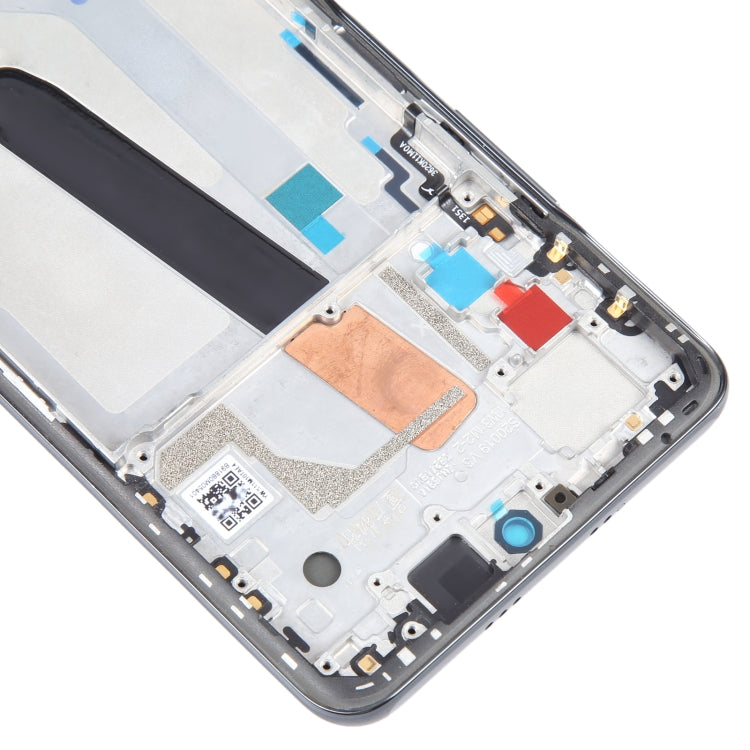 OLED LCD Screen For Xiaomi Poco F3 Digitizer Full Assembly with Frame(Black)