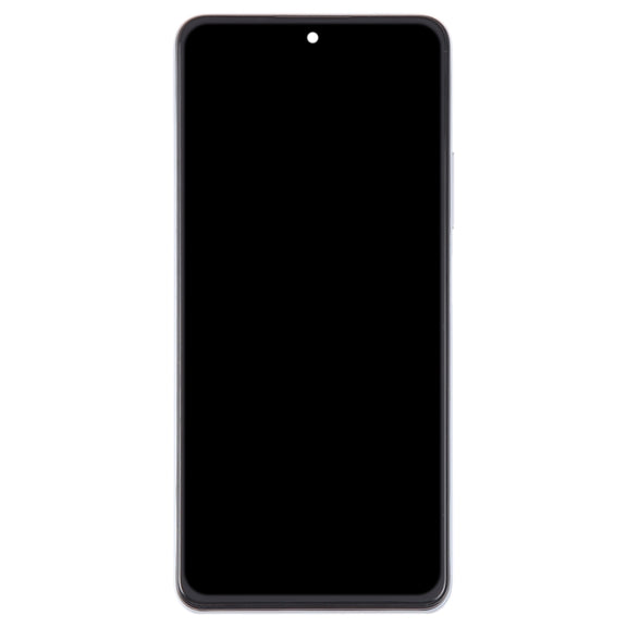 OLED LCD Screen For Xiaomi Poco F3 Digitizer Full Assembly with Frame(Silver)