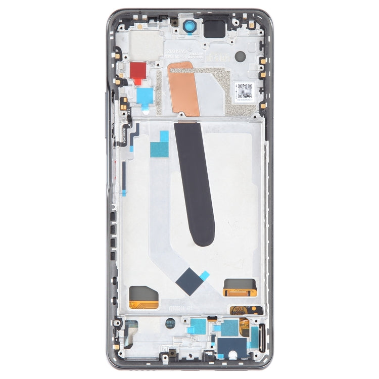 OLED LCD Screen For Xiaomi Redmi K40 Digitizer Full Assembly with Frame(Black)