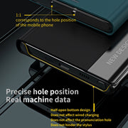 For Xiaomi Poco F5 Side Side Electroplated Magnetic Leather Phone Case(Red)
