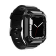 Armor Case Integrated TPU Watch Band For Apple Watch SE 2023 44mm(Black) - Watch Bands by PMC TechLife | Online Shopping South Africa | PMC TechLife