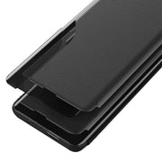 For Xiaomi Poco F5 Side Display Adsorption Leather Phone Case(Green)