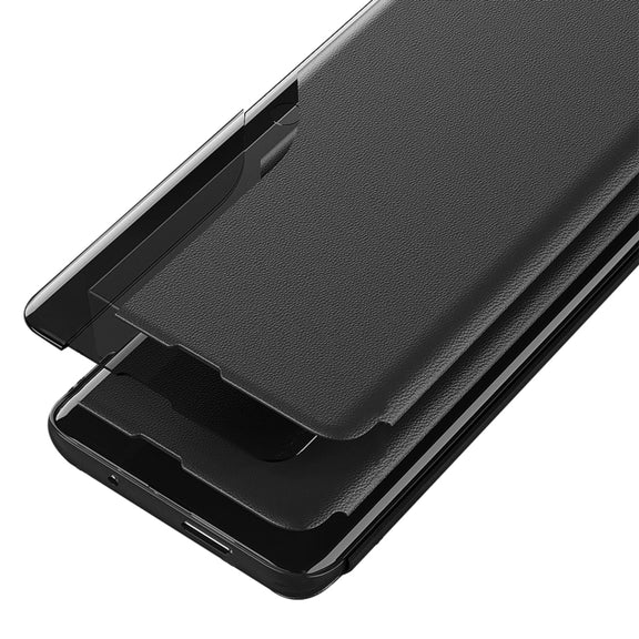 For Xiaomi Poco F5 Side Display Adsorption Leather Phone Case(Green)