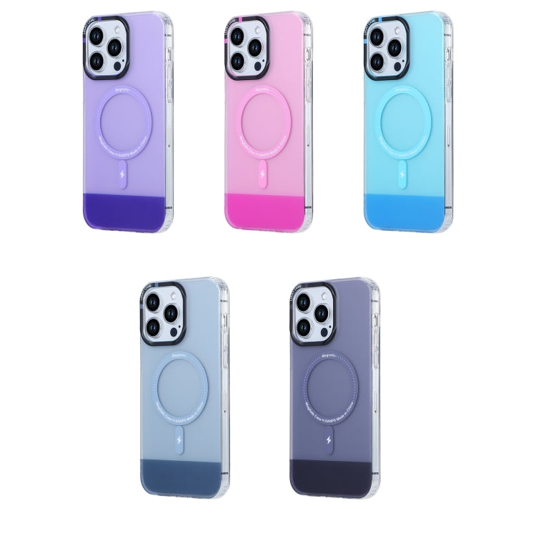 For iPhone 13 PC + TPU IMD MagSafe Magnetic Phone Case(Black)