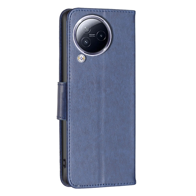 For Xiaomi Civi 3 5G Two Butterflies Embossing Leather Phone Case(Blue)