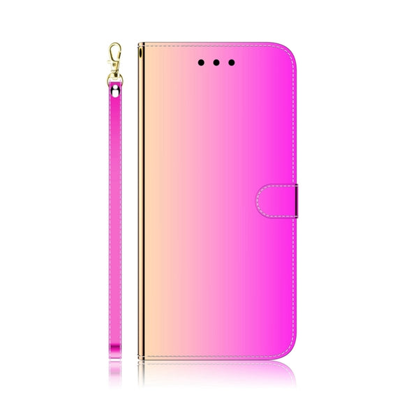 For Tecno Spark 10 Pro Imitated Mirror Surface Leather Phone Case(Gradient Color)