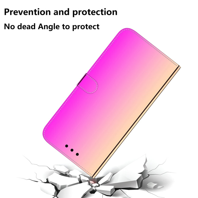 For Tecno Spark 10 Pro Imitated Mirror Surface Leather Phone Case(Gradient Color)