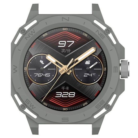 For Huawei Watch GT Cyber Armor Hollow Watch Protective Case(Grey)
