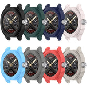 For Huawei Watch GT Cyber Armor Hollow Watch Protective Case(Sky Blue)