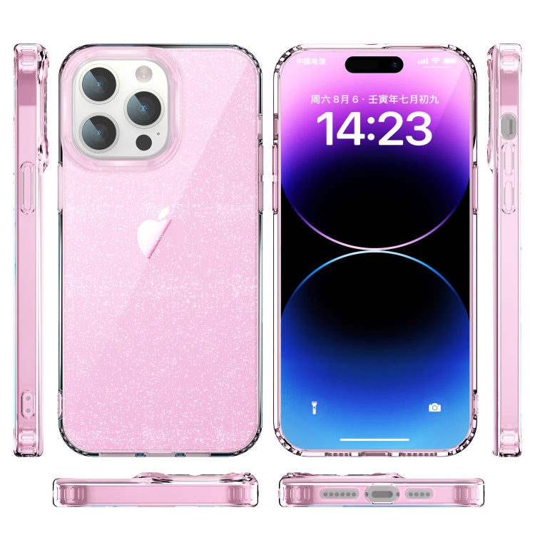For iPhone 14 Pro Max Star Solid Color Phone Case(Pink)