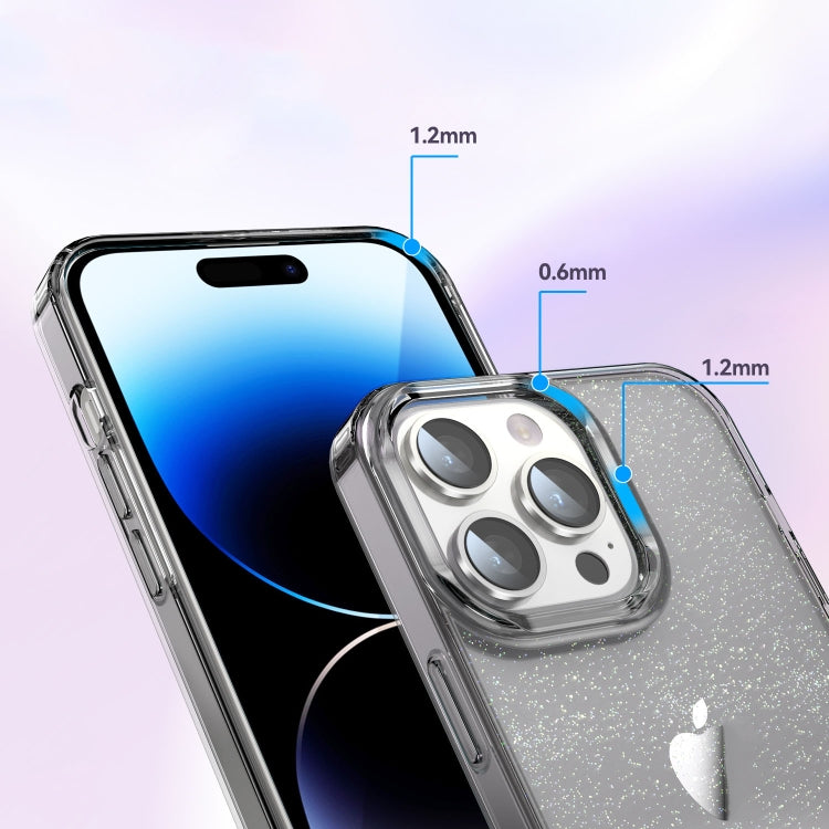 For iPhone 14 Pro Star Solid Color Phone Case(Black)