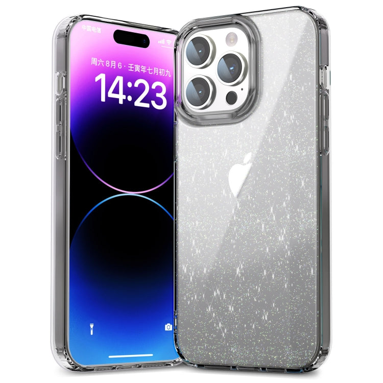 For iPhone 13 Pro Star Solid Color Phone Case(Black)