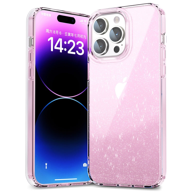 For iPhone 13 Pro Star Solid Color Phone Case(Pink)