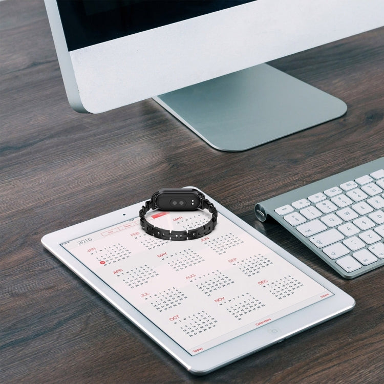 For Xiaomi Mi Band 8 Bracelet Replacement Watch Band(Black)
