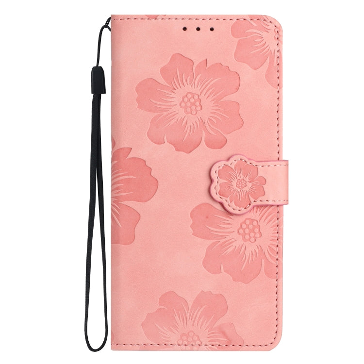 For Xiaomi 13 Pro Flower Embossing Pattern Leather Phone Case(Pink)