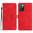 For Xiaomi Redmi 10 Flower Embossing Pattern Leather Phone Case(Red) - free shipping - PMC TechLife - Order now!