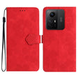 For Xiaomi Redmi Note 12S Flower Embossing Pattern Leather Phone Case(Red) - free shipping - PMC TechLife - Order now!