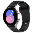20mm Universal Dots Pattern Silicone Replacement Watch Band(Black) - 20mm Bands by PMC TechLife | Online Shopping South Africa | PMC TechLife