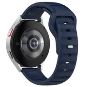 20mm Universal Dots Pattern Silicone Replacement Watch Band(Midnight Blue)