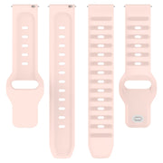 20mm Universal Dots Pattern Silicone Replacement Watch Band(Pink)