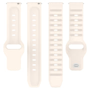 22mm Universal Dots Pattern Silicone Replacement Watch Band(Starlight Color)