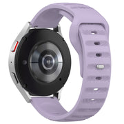 22mm Universal Dots Pattern Silicone Replacement Watch Band(Purple)