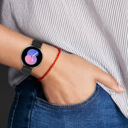 22mm Universal Dots Pattern Silicone Replacement Watch Band(Red)