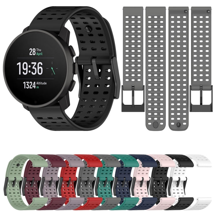 For Suunto 9 Peak Pro / Suunto Vertical Silicone Replacement Watch Band(Red)