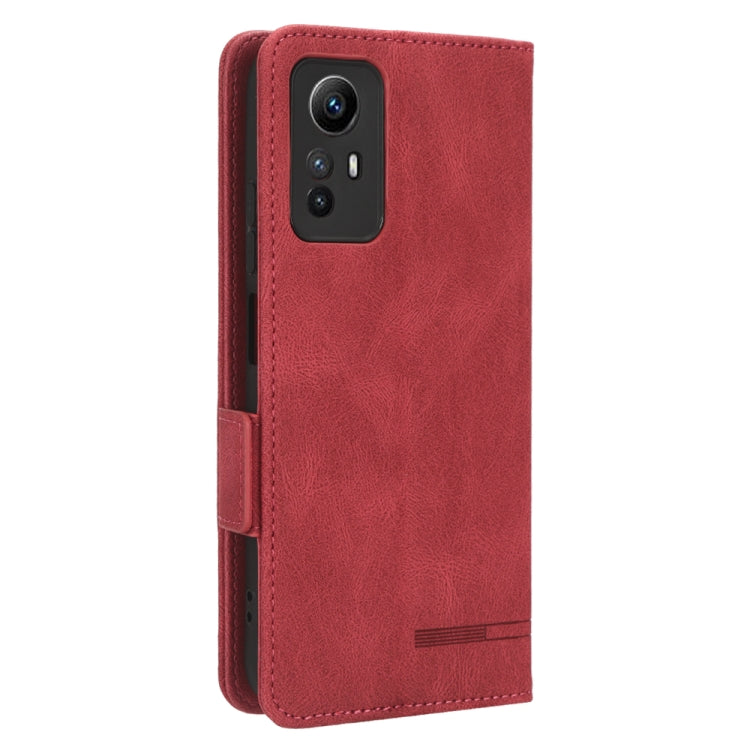 For Xiaomi Redmi Note 12S 4G Magnetic Clasp Leather Phone Case(Red)