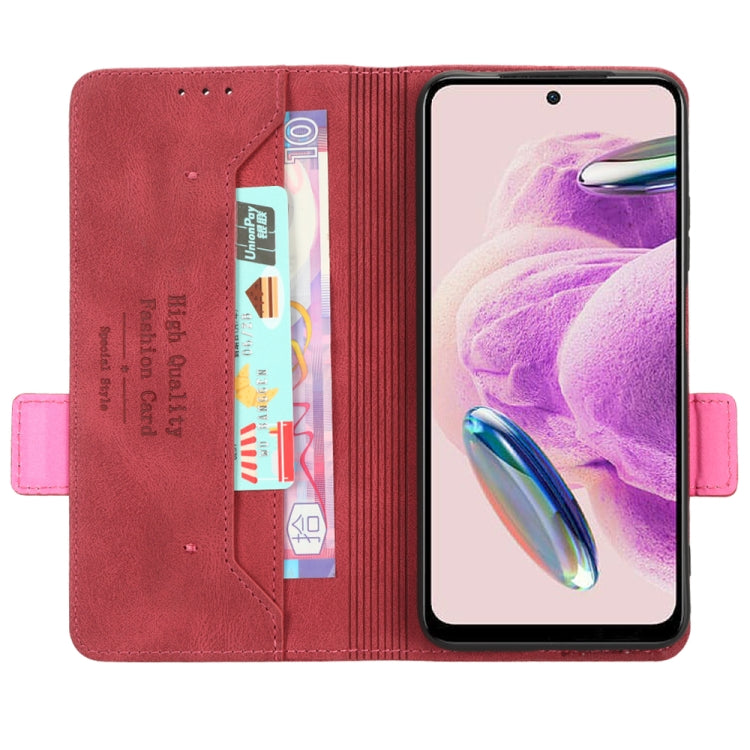 For Xiaomi Redmi Note 12S 4G Magnetic Clasp Leather Phone Case(Red)