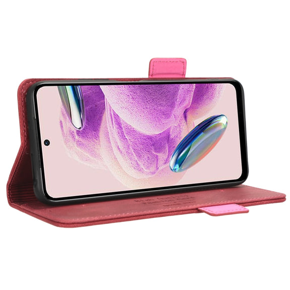For Xiaomi Redmi Note 12S 4G Magnetic Clasp Leather Phone Case(Red)