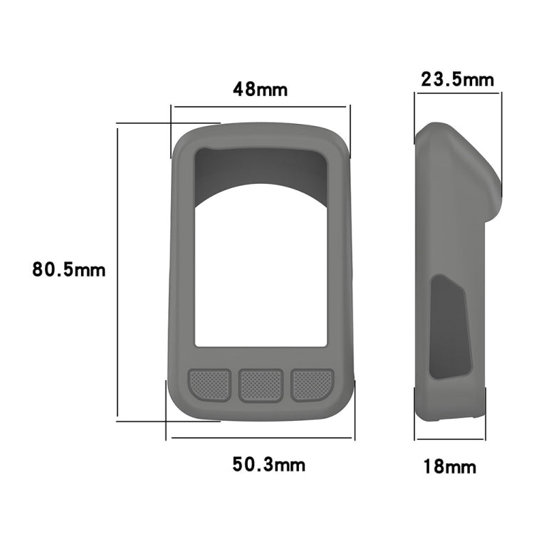 For Wahoo Elemnt Bolt V2 WFCC5 Stopwatch Silicone Protective Case(Orange)