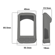 For Wahoo Elemnt Bolt V2 WFCC5 Stopwatch Silicone Protective Case(Wine Red)