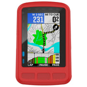 For Wahoo Elemnt Roam WFCC4 Stopwatch Silicone Protective Case(Red)