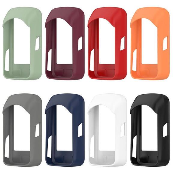 For Wahoo Elemnt Roam WFCC4 Stopwatch Silicone Protective Case(Midnight Blue)