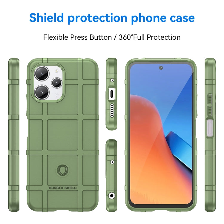 For Xiaomi Redmi 12 Full Coverage Shockproof TPU Phone Case(Green)