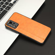 For Xiaomi Redmi Note 12S 4G Sewing Cow Pattern Skin PC + PU + TPU Phone Case(Orange)