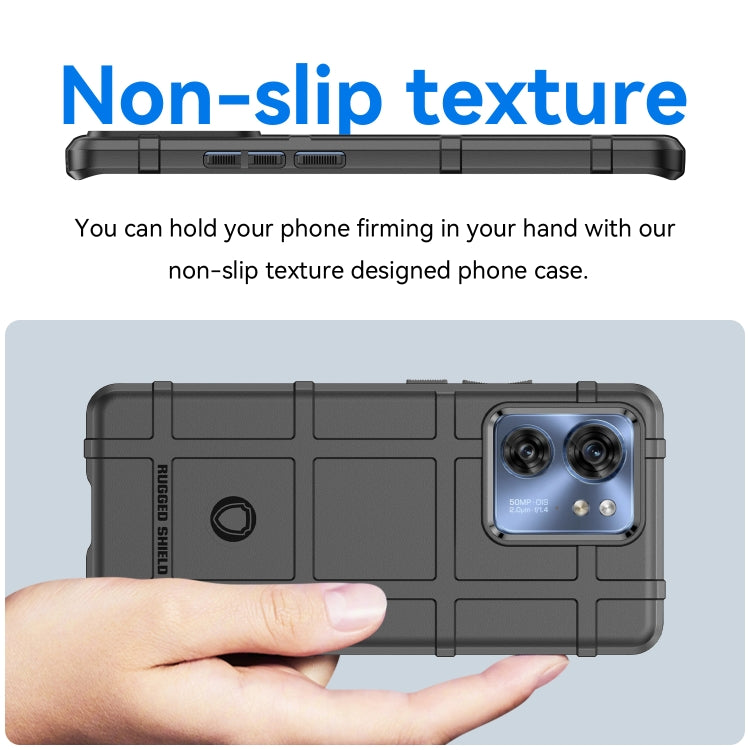 For Motorola Egde 40 Full Coverage Shockproof TPU Phone Case(Black)