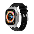 AP Silicone Watch Band For Apple Watch 6 40mm(Silver Black) - Watch Bands by PMC TechLife | Online Shopping South Africa | PMC TechLife