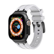 AP Silicone Watch Band For Apple Watch 3 38mm(Black White) - Watch Bands by PMC TechLife | Online Shopping South Africa | PMC TechLife