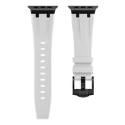 AP Silicone Watch Band For Apple Watch 3 38mm(Black White)