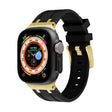 AP Silicone Watch Band For Apple Watch 38mm(Gold Black) - Watch Bands by PMC TechLife | Online Shopping South Africa | PMC TechLife