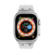 AP Silicone Watch Band For Apple Watch 9 45mm(Silver White)