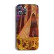 For iPhone 13 Pro Max Precise Hole Oil Painting Pattern PC Phone Case(Architectural Painting) - iPhone 13 Pro Max Cases by PMC TechLife | Online Shopping South Africa | PMC TechLife