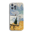 For iPhone 11 Precise Hole Oil Painting Pattern PC Phone Case(Landscape Painting) - iPhone 11 Cases by PMC TechLife | Online Shopping South Africa | PMC TechLife