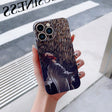 For iPhone 13 Pro Max Precise Hole Oil Painting Pattern PC Phone Case(Rain) - iPhone 13 Pro Max Cases by PMC TechLife | Online Shopping South Africa | PMC TechLife