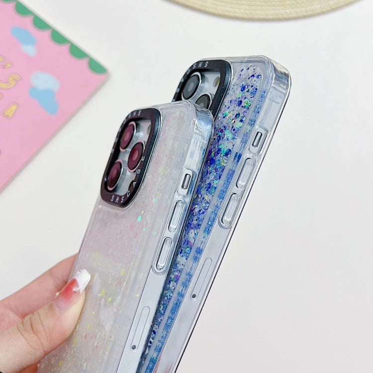 For iPhone 13 Pro Max Noctilucent Light Drip Glue Shockproof Phone Case(Pink)