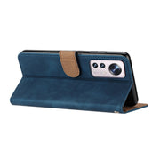 For Xiaomi 12 Lite Seven Butterflies Embossed Leather Phone Case(Blue)