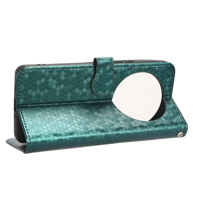 For Xiaomi 13 Ultra Honeycomb Dot Texture Leather Phone Case(Green)